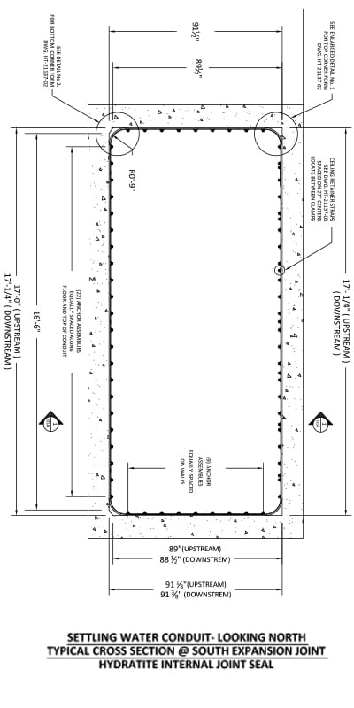 Technical Drawings of a box culvert