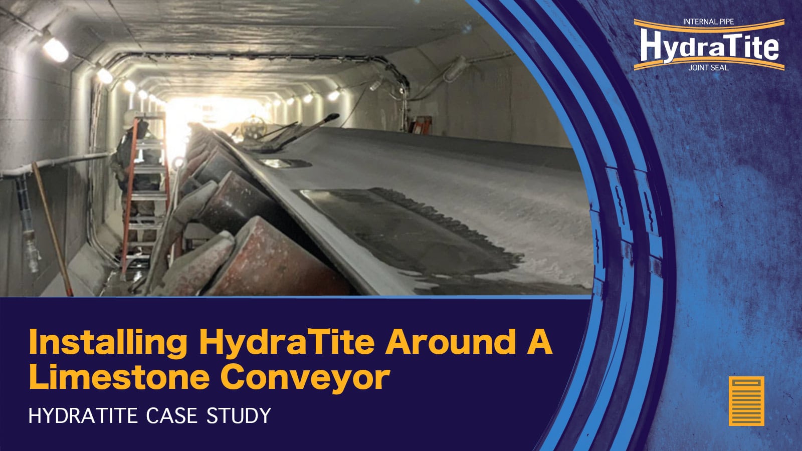 Teaser Image of HydraTite Installed around a conveyor, 'Installing HydraTite Around A Limestone Conveyor, HydraTite Case Study'