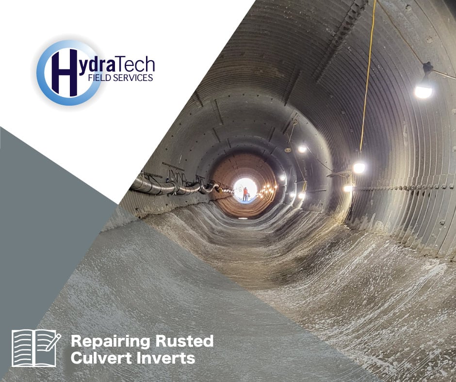 Repairing Rusted Culvert Inverts - HydraTech Engineered Products