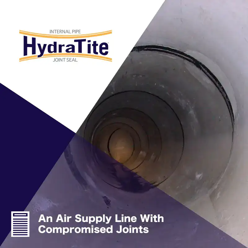 Many retaining bands laying near joints in a pipe , 'Sealing Every Joint In A Pipeline'