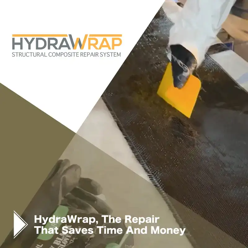 A HydraTite installed over a joint in a pipe, 'Case Study On City Of Fort Collins Project'