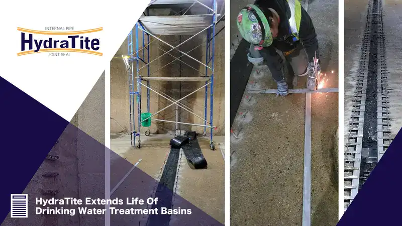 A pavilion repaired with HydraWrap, "Fortified Wooden Posts Against The Elements"