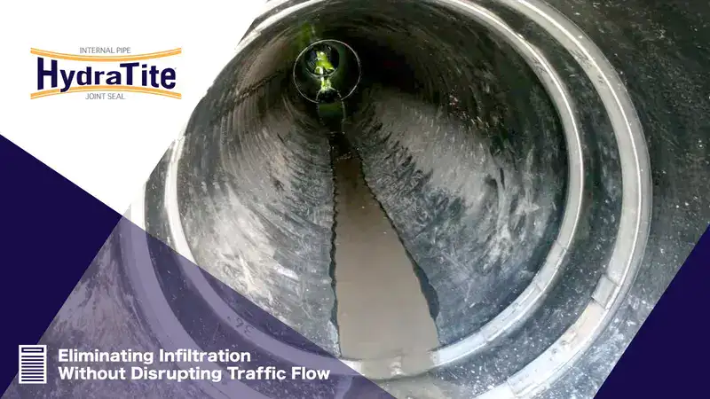 A 3d rendering of a pipe repaired with a carbon fiber wrap, 'Spiral Repair, HydraWrap Clip'