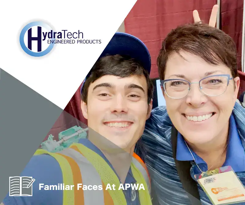 A HydraTite seal installed over a joint, 'Protecting A Municipality's Water Supply'