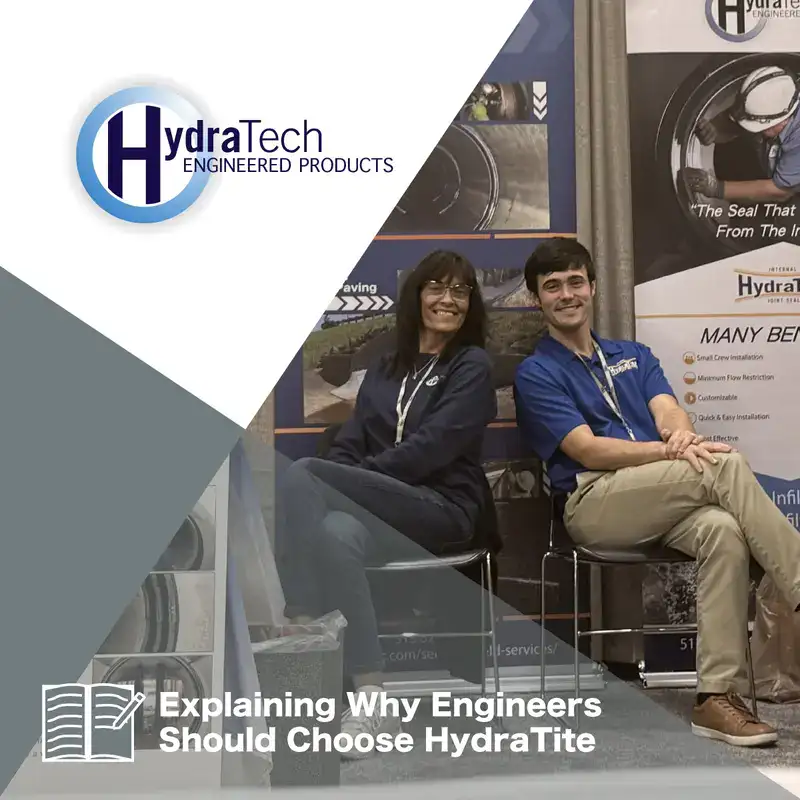 Explaining Why HydraTite Is A Great Solution2 A test pipe wrapped in carbon fiber fabric, 'How To Install HydraWrap'