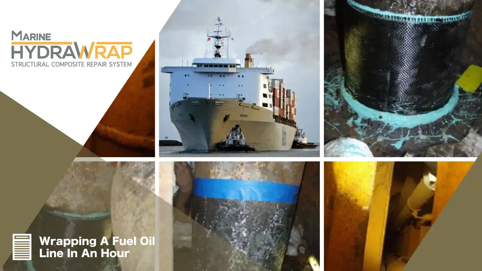 A HydraTite seal installed over a joint, 'Protecting A Municipality's Water Supply'