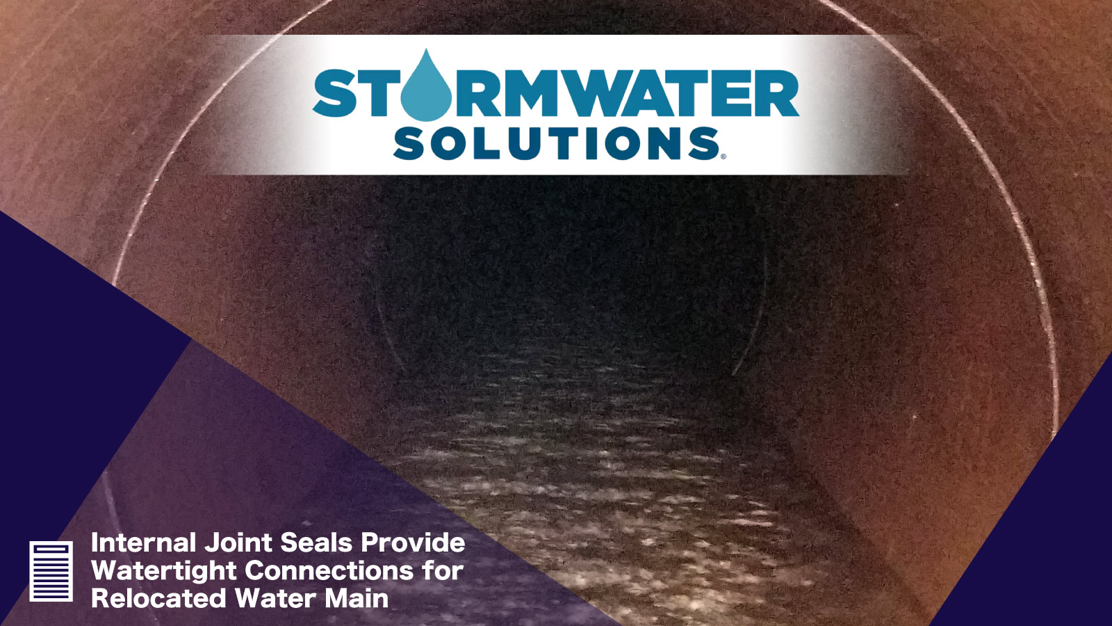 Relocated-Water-Main-Article2 A guy on a ladder with tools in hand, 'Preparing For OTEC, October 14th & 15th, Booth 114'