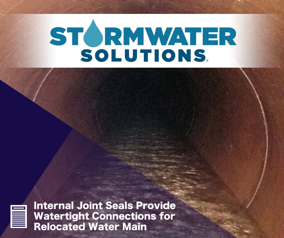 Relocated-Water-Main-Article3 A guy on a ladder with tools in hand, 'Preparing For OTEC, October 14th & 15th, Booth 114'