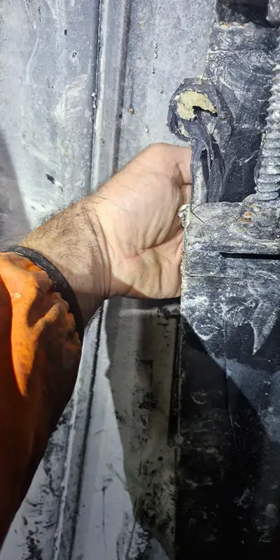 Previous repair that has come loose