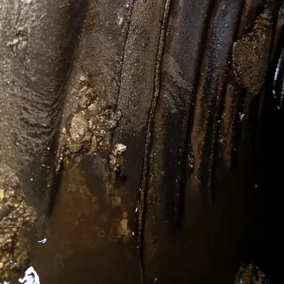 Separated pipe joint