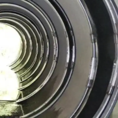 HydraTite seals installed over the joints of a concrete pipe