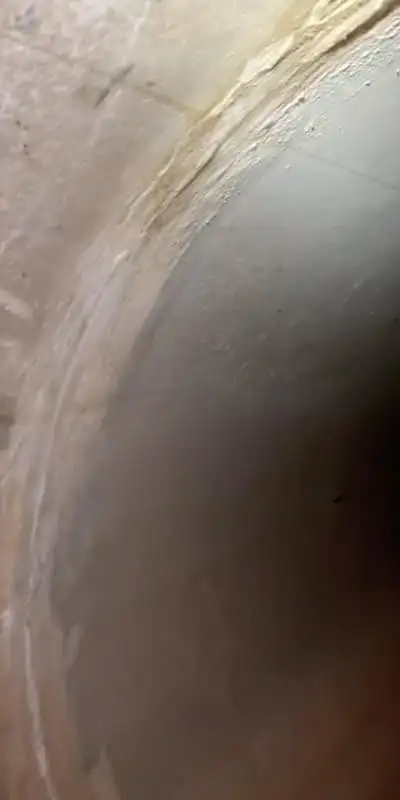 A pipe joint in a water main