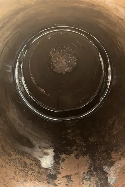 HydraTite installed in a dirty small diameter pipe
