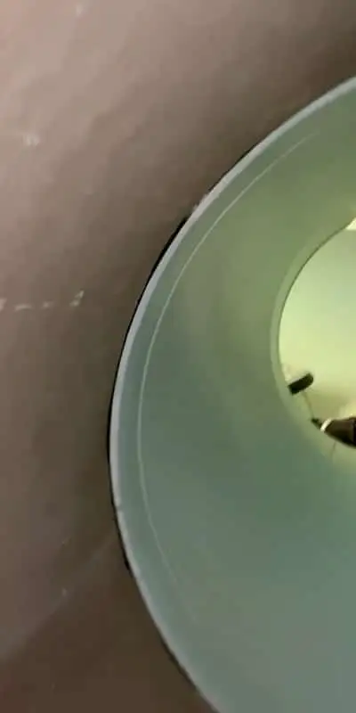A liner in a water main