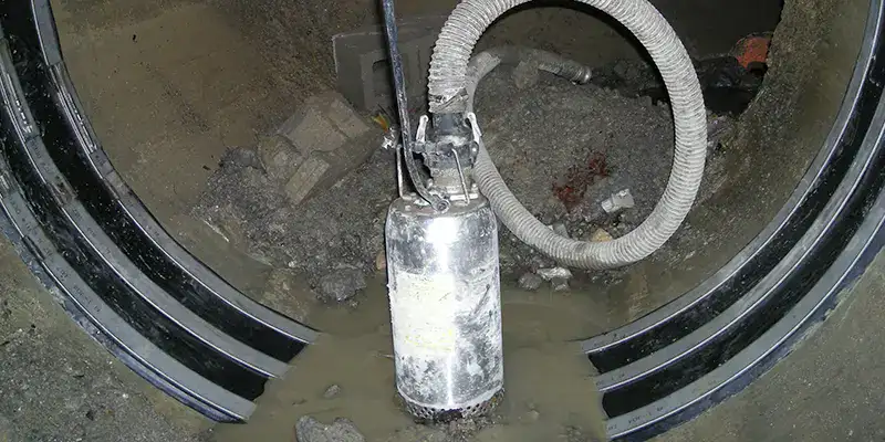 HydraTite installed with three retaining bands over a joint in a large diameter pipe