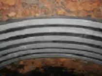 A HydraTite seal Installed with six retaining bands