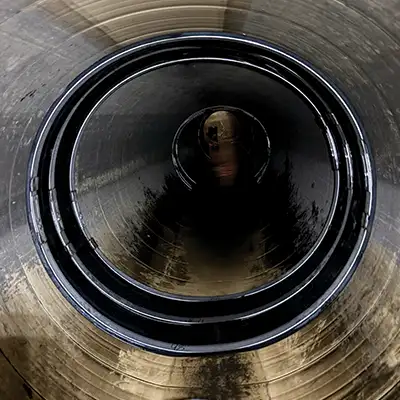HydraTite installed over a joint to restore the pipe