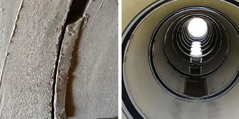 HydraTite rehabilitating a RCP culvert