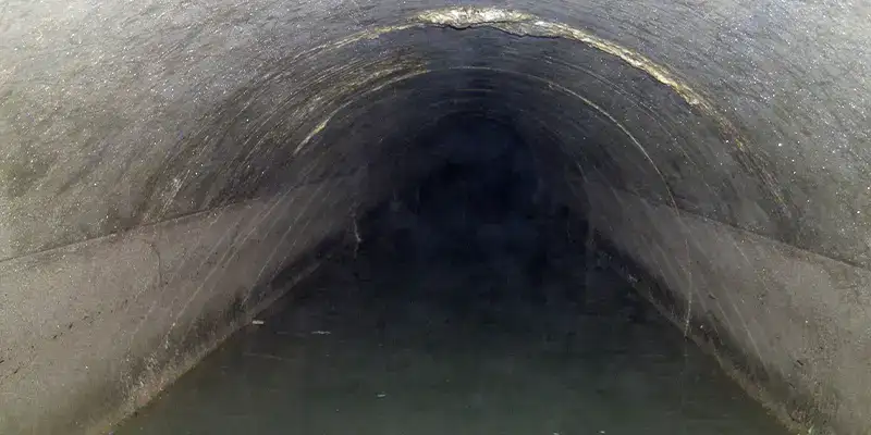 A pipe with active flow