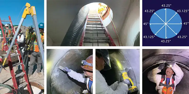 HydraTite Being Installed Over The End Of A Liner