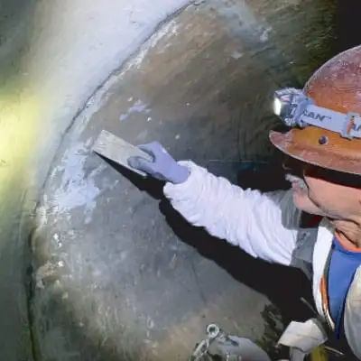 Inspecting the interior surface of a pipe to properly install HydraTite