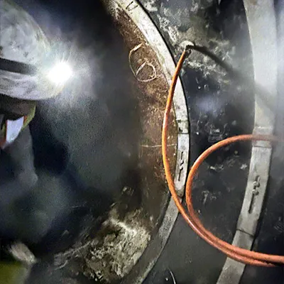 Air testing a HydraTite seal installation