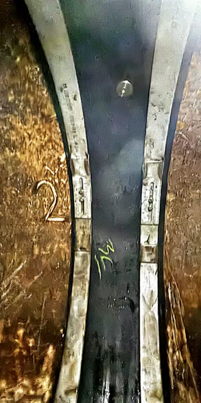 HydraTite installed in a raw water pipe