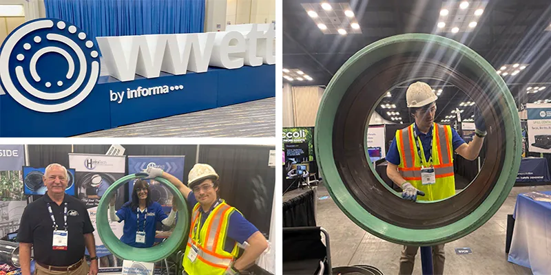 Group of images from the WWETT tradeshow