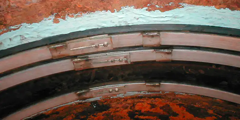 HydraTite installed over a joint coated in epoxy