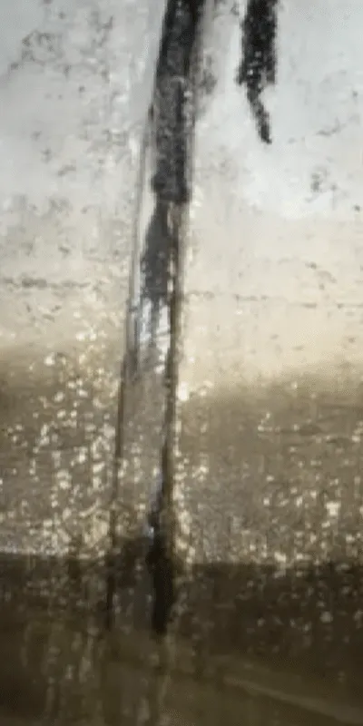 A compromised joint inside a pipe that has become separated