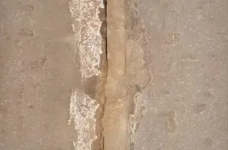 A compromised joint in a 120-in recruiting cooling line