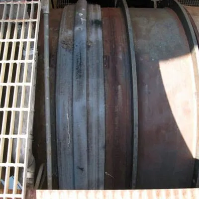 Exterior of an expansion joint that has failed