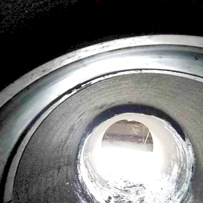 HydraTite Internal Pipe Joint Seals installed over joints inside this potable waterline