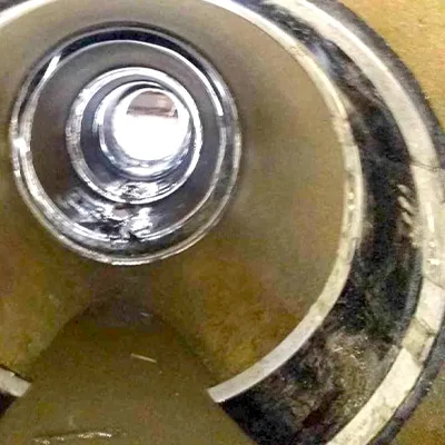 HydraTite Internal Pipe Joint Seals installed over joints inside this potable waterline
