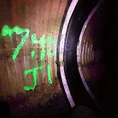 HydraTite sealing a joint in a corrugated DOT culvert to seal the pipe