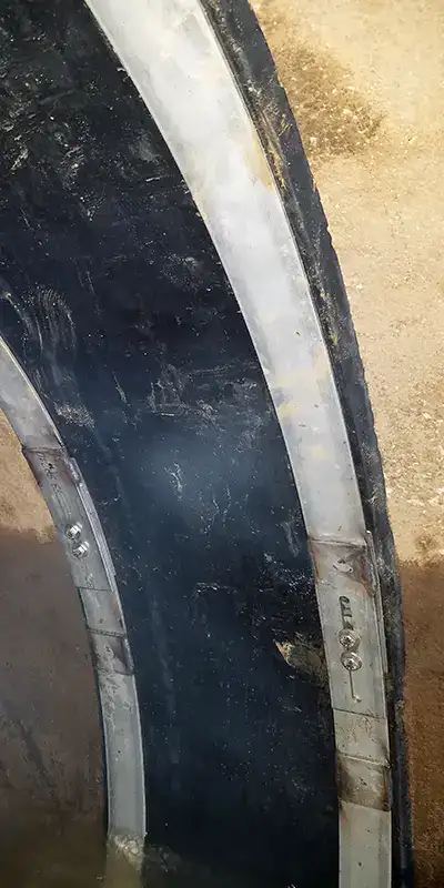 HydraTite, the internal pipe joint seal installed over a joint in a stormwater culvert