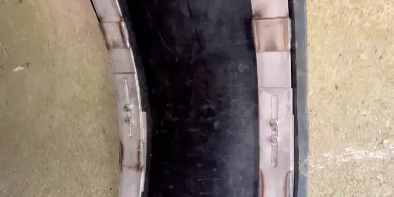 HydraTite installed over a joint to prevent leaks