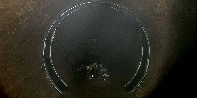 HydraTite sealing a joint in a water main