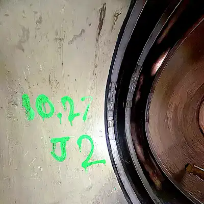 HydraTite sealing a joint in a circular DOT culvert to seal the pipe
