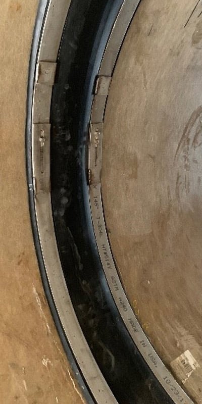 HydraTite sealing joints in a drinking water line