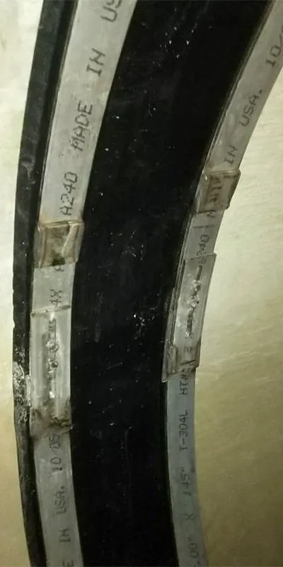 HydraTite sealing a joint in a culvert under a road