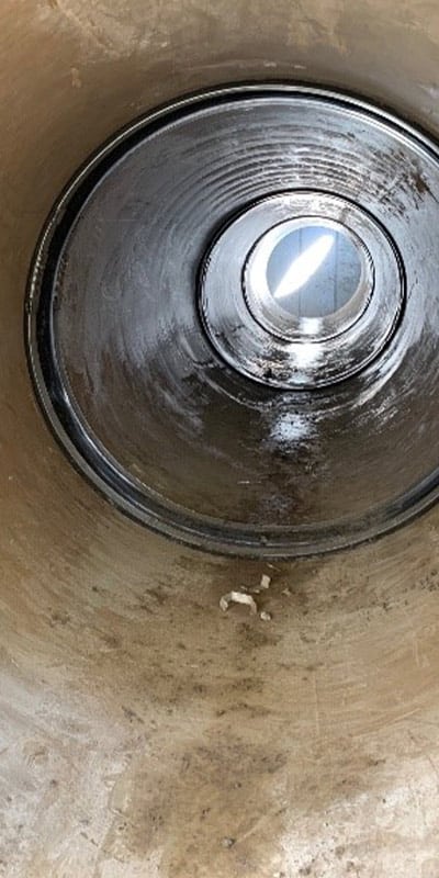 HydraTite sealing joints in a drinking water line