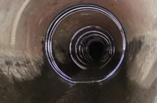 HydraTite seals installed over joints in a pipe