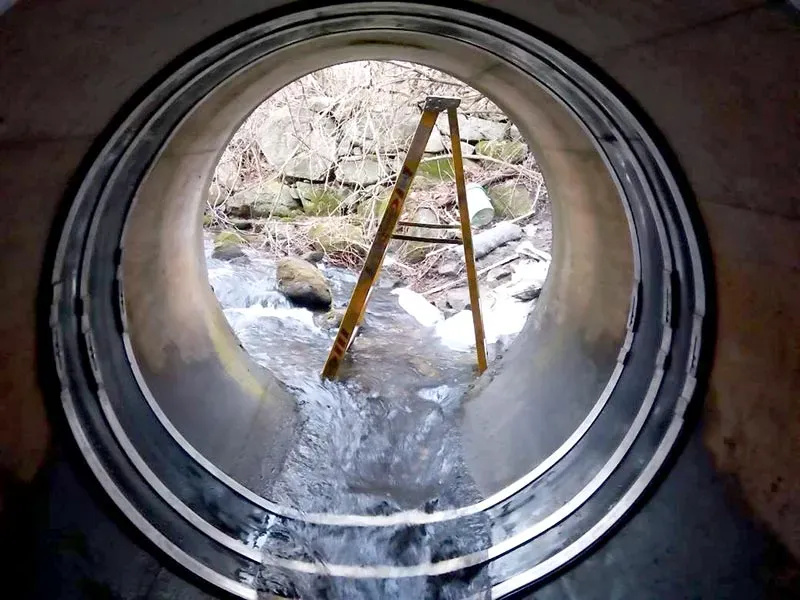 HydraTite installed over a joint in a stormwater culvert