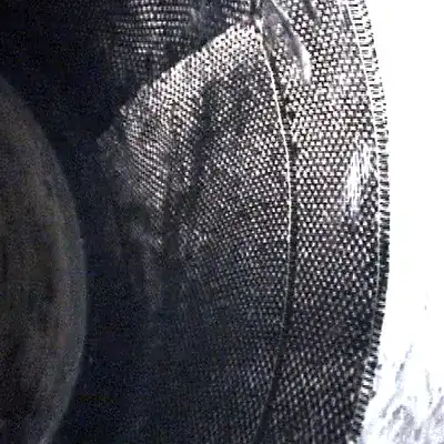 HydraWrap applied to the interior of a pipe to address severe separation
