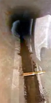 A long run of pipe