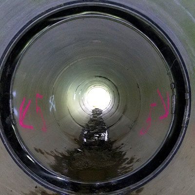 HydraTite installed over a joint in a DOT culvert
