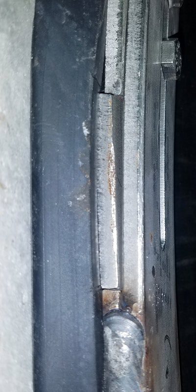 A close-up of HydraTite installed in a culvert over a joint