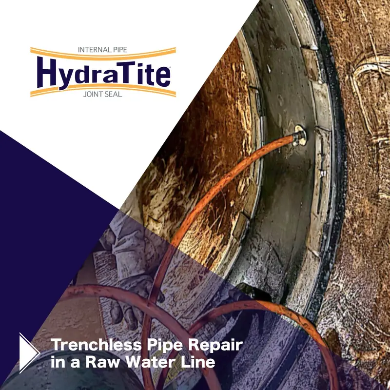 HydraTite Installed In A Raw Water Line