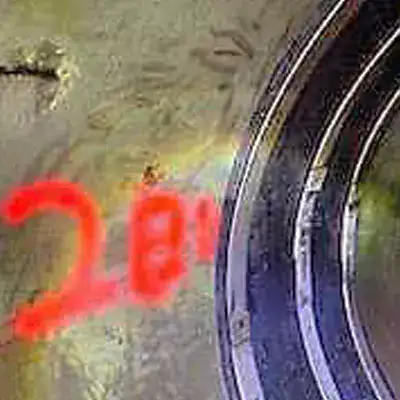 HydraTite seal installed over a joint in a culvert